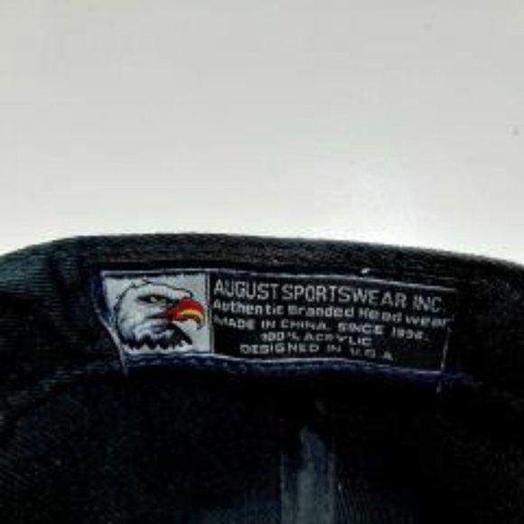 US Army 2nd Infantry Division Men's Ball Cap Hat Black Embroidered Acrylic - Picture 6 of 6